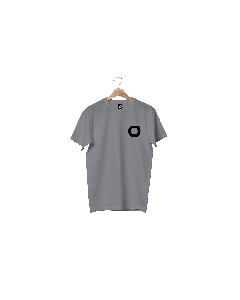 T-Shirt einfarbig Grau XS